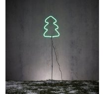 Ziemassvētku Rotājums Edelman Neon Ziemassvētku Eglīte zaļš 87 Led Akumulatora 16x91cm Luca