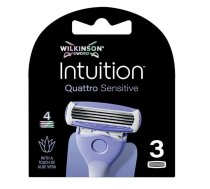Wilkinson_sword Intuition Quattro Sensitive Blade Asmeņi 3gab.