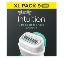 Wilkinson_sword Intuition 2in1 Soap & Shave Sensitive Asmeņi Mašīnai 9gab.