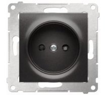 Kontakt-simon Ligzda Simon54 Vienvietīgs B/u 16a Ip20 Z Przesłoną Antracīts - Dg1z.01/48