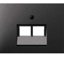 Hager Elements Centrālais Kontaktligzdas Przyłączeniowego Uae Divpogu No Sērijas Berker Antracīts Mat - 14097006