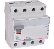 Legrand Slēdzis Diferenciālstrāvas 4p 40a 0,03a Tips A P304 - 411765