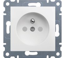 Hager Ligzda Vienvietīgs Lumina2 Z/u 16a Przesłonami Kontaktu Balts - Wl1040
