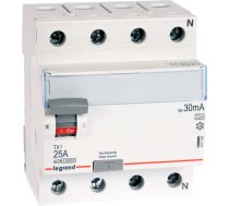 Legrand Slēdzis Diferenciālstrāvas 4p 25a 0,03a Tips A P304 - 411764