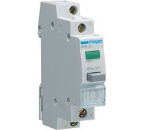 Hager Slēdzis Pogas Ar lampu Zieloną 16a 1z 230v Ac Svn411