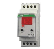 F&f Regulators Temperatūras Bez Sondy Digitālais Diapazons Regulēšanas Temp.: -25÷130°c Kontakts: 1z, 16a, 2 Moduļi Rt-826