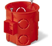 Elektro-plast Iebūvējama Kārba 60mm Dziļa Ar Skrūvēm Sarkans Pk-60 Pro (0285-01)