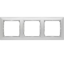 Legrand Rāmis Trīskāršs Valena Horizontāls Aluminium/sudraba (770353)