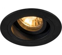Zumaline Lampa Gaismeklis Griestu Downlight Acs Zuma Line Chuck Dl Round 1x50w Gu10 Melns 92700