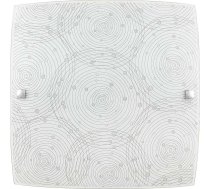 Lampa Griestu Rabalux Griestu Lampa Lampa Griestu Andra 3238 Kvadrātveida Gaismeklis Stikla Led 18w 4000k Veidi Hroms Balts