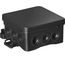 Simet Kārba Sienas 75x40x75mm Z Dławnicą Zintegrowaną Samozatrzaskowa sērija Fastbox&amphook Melna Ip54 Ns5 35360107