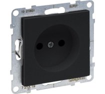 Legrand Suno - Ligzda 2p Z Przesłoną - 16 A - 250 V~ - Skrūvju Spailes, Melns - Legrand 721419 Himp