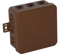 Viplast Kārba Virsmas tukšs 12 Wlotów Viplast V7 Klik Brūna Ip54 100x100x41mm 037-02