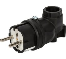 Pcesp Spraudnis Gumijas Pārnēsājama 16a 2p+z 230v Ip44 Uni-schuko leņķiskais Pce Taurus 05821-s Melna
