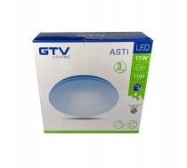 Gaismeklis Plafons Z Mikrofalowym Sensoru kustības Asti-d13 Led 13w Gtv 1100lm 4000k Ac220-240v Ip44 O254mm Dim Balta Ld-astid13-nw-00