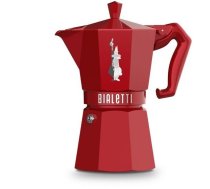 Kafijas kanna Bialetti Bialetti Moka Exclusive 6tz Red