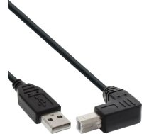 Kabelis Usb Inline Usb-a - Usb-b 0.3 M Melns (34503u)