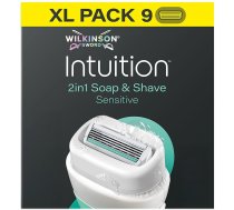 Tanita Wilkinson_sword Intuition 2in1 Soap &amp| Shave Sensitive Asmeņi Mašīnai 9gab.