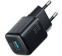 Lādētājs Joyroom Lādētājs Tíkla Joyroom Jr-tg7 33w Usb-a + Usb-c Ar Kabeli 60w Usb-c Do Usb-c 1m - Melna