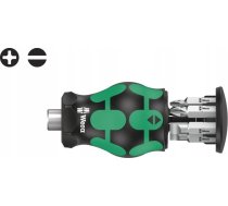 Wera Wera Kraftform compact stubby magazine 4 bit set (black/green, 7 pieces)