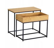 Topeshop M19e Elegancki Galdiņš Sānu Kafijas Modern Loft