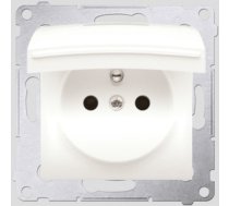 Kontakt-simon Ligzda Vienvietīgs Simon54 Z/u 16a Ip20 Z Przesłoną Sliežu Krēmveida - Dgz1buz.01/41