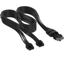 Corsair Corsair Premium Sleeved 2x 8-pin Zu 12v-2x6-kabelis, Priekš Tips-5-netzteil - Melns