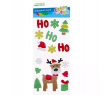 Ziemassvētku Rotājums Craft With Fun Uzlīme Bn Logam Renifer 425x200 Cf Pbh 12/120