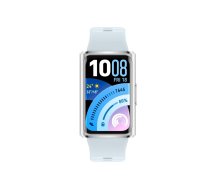 Fitnesa aproce Huawei Band 11 Pro Silver Aluminum Alloy Case with Blue Fluoroelastomer Strap (Candy-B49F)