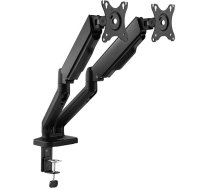 Logilink Dual Monitors Mount, 17-32, Steel, Spring-assisted