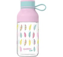 Quokka Quokka Ice Kids With Strap - Pudele ūdens Z Tritanu 430 Ml Ar Siksnu (feathers)