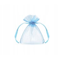 Party Deco Maisiņi Z Organza zils 10cm A10 74962