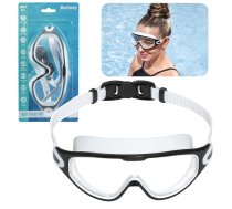Bestway 21194 Adjustable Black and White Swimming Goggles