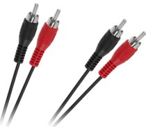 Kabelis Rca (cinch) X2 - Rca (cinch) X2 5m Melns (lec-kpo2610-5)