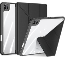 Futlāris Planšetdatora Dux Ducis Dux Ducis Magi Futlāris Priekš Ipad Pro 11'' 2021 / 2020 / 2018 / Ipad Air (4. Generacji) Vāks Smart Cover Ar Paliktni Un Glabātuvi Na Apple Pencil Melns