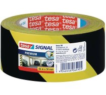 Tesa Lente Brīdinājuma dzeltens-melna 50mmx66m