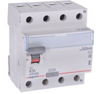 Legrand Slēdzis Diferenciālstrāvas 4p 63a 0,5a Tips Ac P304 - 411739