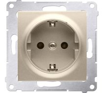 Kontakt-simon Ligzda Vienvietīgs Simon 54 Uziemienie Schuko 16a Zelta Mat (dgsz1z.01/44)