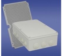 Elektro-plast Kārba Virsmas Hermētisks tukšs Z Membranami Ar Montāžas Plāksni 348 X 228mm Ip65 Ph-5c.3p Pelēks (28.590)