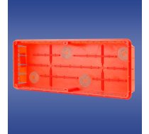 Elektro-plast Iebūvējama Kārba 400 X 156 X 66mm Oranžs (11.10)