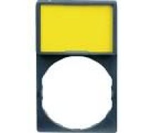 Schneider Electric Plāksne Opisowy 30x40mm Z Etykietą Balts/dzeltens 22mm Melns Taisnstūra Veida (zby4101)