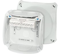 Hensel Kārba Atzarojuma 130x130x77 5x6mm2 Cu Ip66 pelēka Dk 0606 Gz (62000154)