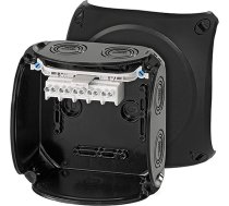 Hensel Kārba N/t 130x130x77mm 5p 4 Mm2 Ip66/67 Melna Kf 0604 B (62000054)