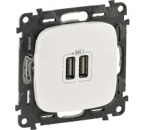Legrand Valena Allure Ligzda Uzlādes Usb Dubults Balts (754995)