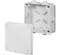 Elektro-plast Kārba Atzarojuma Ar Skavām 5-celiņu priekš Cu Do 16mm2 Ip55 Balta 135 X 135 X 65 Pk-4 (0233-02)