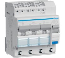 Hager Slēdzis Różnicowonadprądowy 3+n B 16a 0,03a Tips A 6ka Rcbo (adz316d)