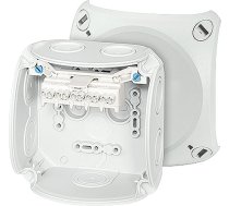 Hensel Kārba Atzarojuma 104x104x70 5x2,5mm2 Cu Ip66 pelēka Dk 0402 Gz (62000149)