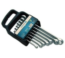 Högert Technik Komplekts Atslēgu Plakans-gredzenveida Ar Sprūdratu 7 Elementi 10-19 Mm (ht1r397)