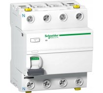 Schneider Electric Slēdzis Atlikušās-strāvas Iid 4p 63a 100ma Tips Ac A9z12463
