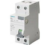Siemens Slēdzis Diferenciālstrāvas Z Członem Nadprądowym Rcbo, Tips Ac, 2p 25ka, 230v, 30m A5sv4312-0kl